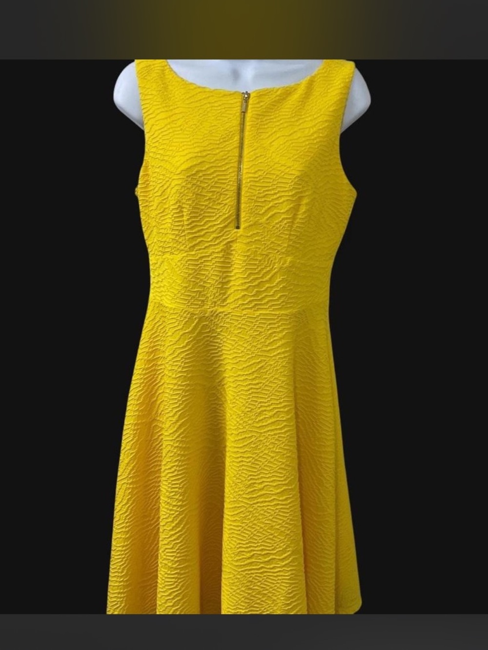Calvin Klein Vibrant Yellow Mini Dress